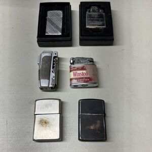 Vintage Zippo Lighter Lot Of 6